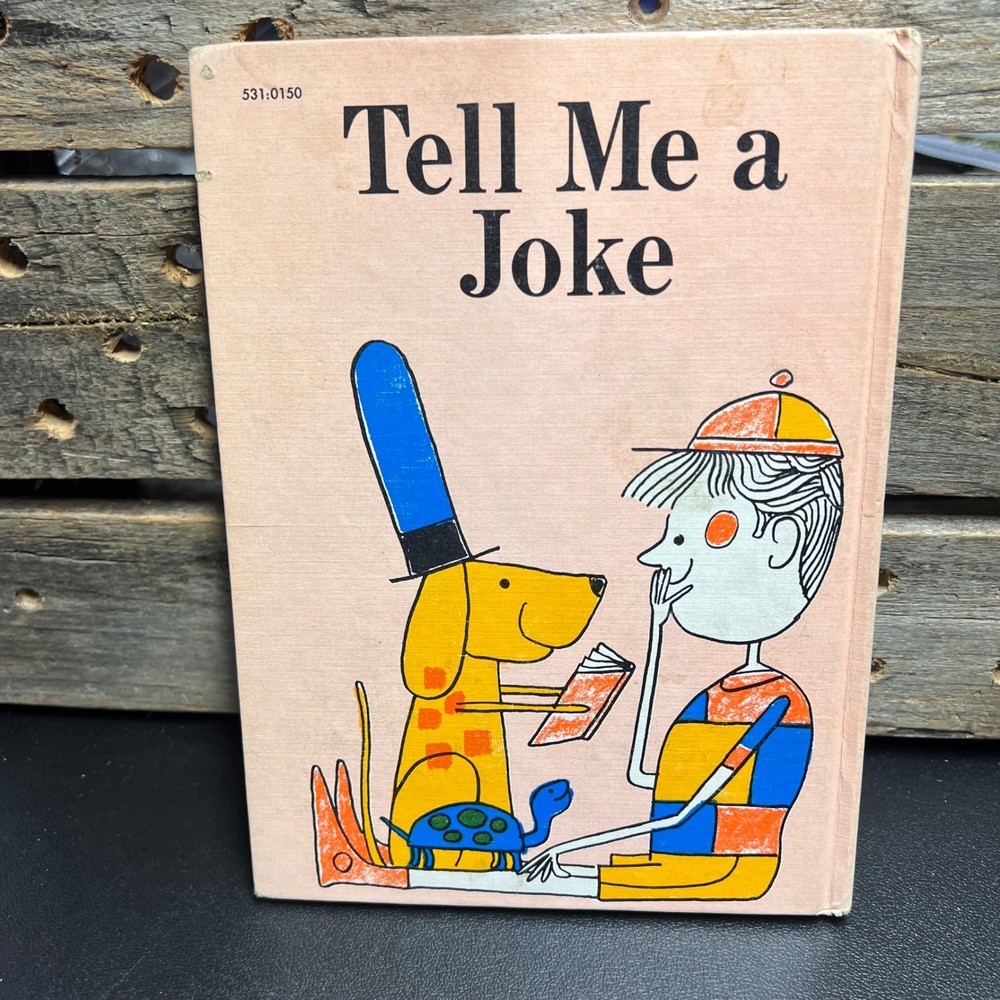 Vintage 1966 Tell Me a Joke Childrens Book Bill Sokol Platt Munk Hardcover